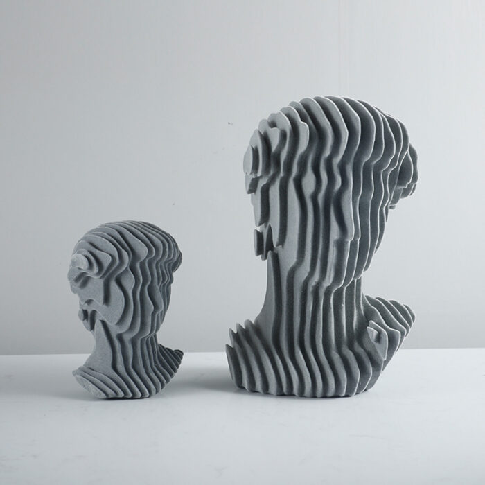 New Modern Minimalist Sculpture Ornament Resin - Image 1