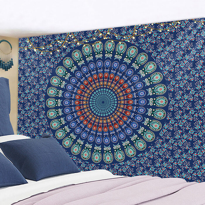 Tapestry Wall Hanging Bohemian Decorative Wall Covering - Image 5