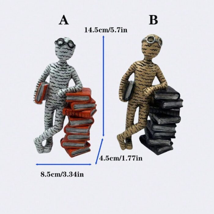 Synthetic Resin Reader Figurine Decoration - Image 5