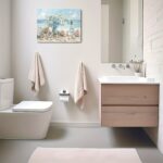 1 Piece Framed Wooden Canvas Painting, One Piece Blue Vase Floral Canvas Print, Wooden Frame Wall Art, Shell And Ocean Theme, Home And Office Decor, Suitable For Living Room, Bedroom, Kitchen, School - Image 4