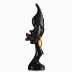 Black Couple Ornament Decoration Abstract Art Sculpture - Image 3