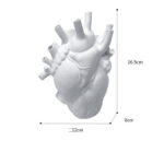 Heart-shaped Dry Vase, Nordic Style, Sculpture, Desktop Home Decoration Flower Pot, Ornament - Image 7