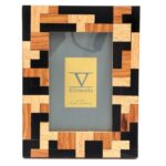 Black Resin With Sheesham & Mango Wood Photo Frame Picture Frame - Image 3