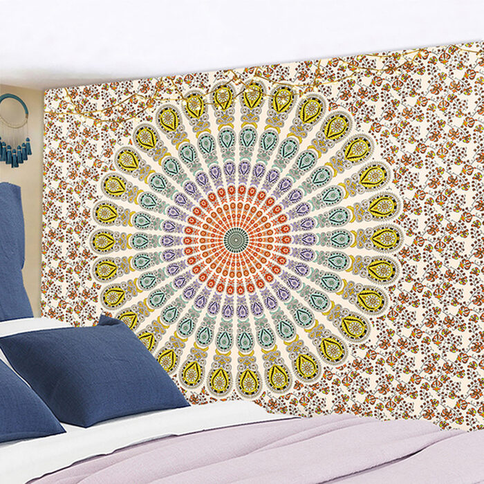Tapestry Wall Hanging Bohemian Decorative Wall Covering - Image 2