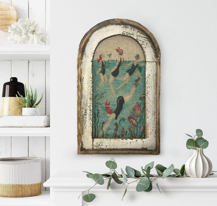Swimming Wall Decorative Art Mural Wall Art - Image 1