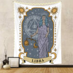 Twelve Constellation Tapestry Skull Tapestry Tarot Tapestry - Image 7