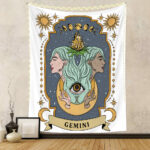 Twelve Constellation Tapestry Skull Tapestry Tarot Tapestry - Image 3