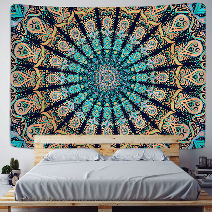 Tapestry Wall Hanging Bohemian Decorative Wall Covering - Image 7