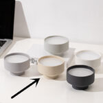 Handmade Round Scented Candle Jar Ceramic Handicraft Candle Holder - Image 7