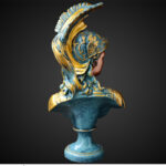 Greek Goddess Athena Sculpture Statue Plaster Resin Angel Ornament - Image 4
