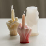 Middle Finger Scented Candle DIY Mold - Image 2